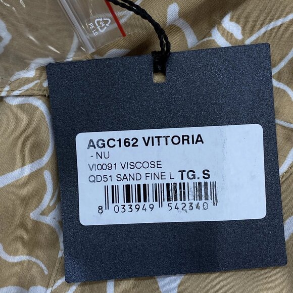 NEW PIETRO BRUNELLI Vittoria Floral Maternity Mini Dress – Neutral Beige – S - Picture 4 of 11